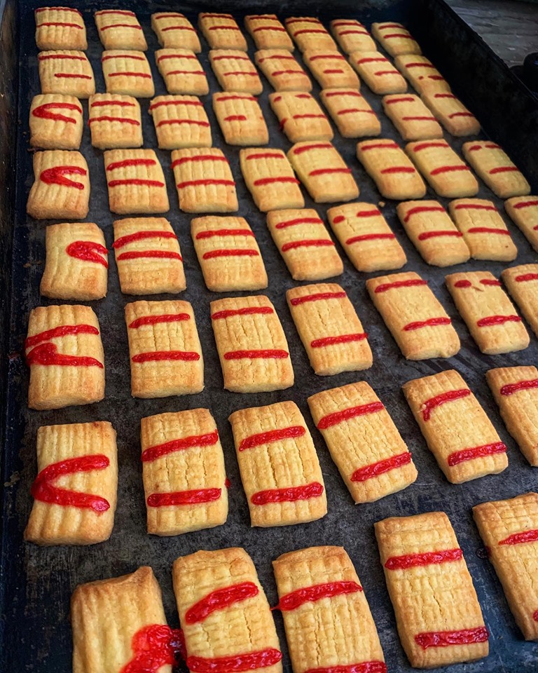 Gluten Free Vanilla Jam Biscuits