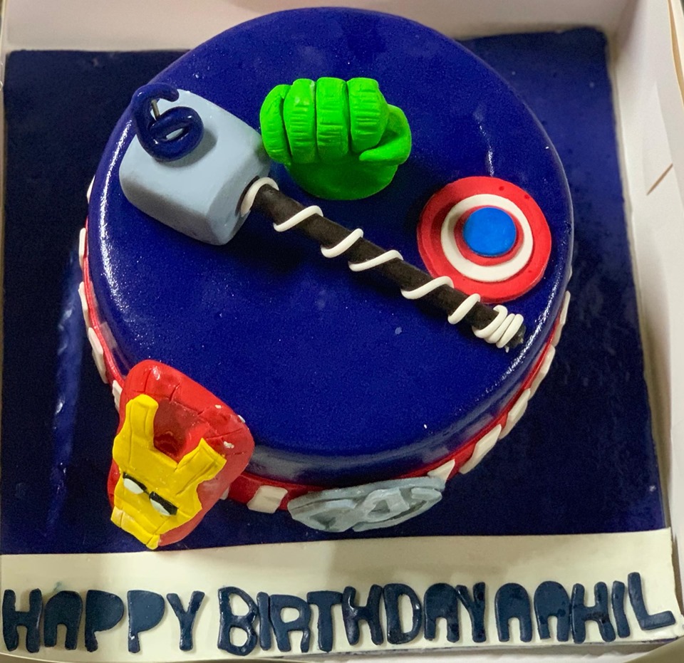 Gluten Free Avengers Cake