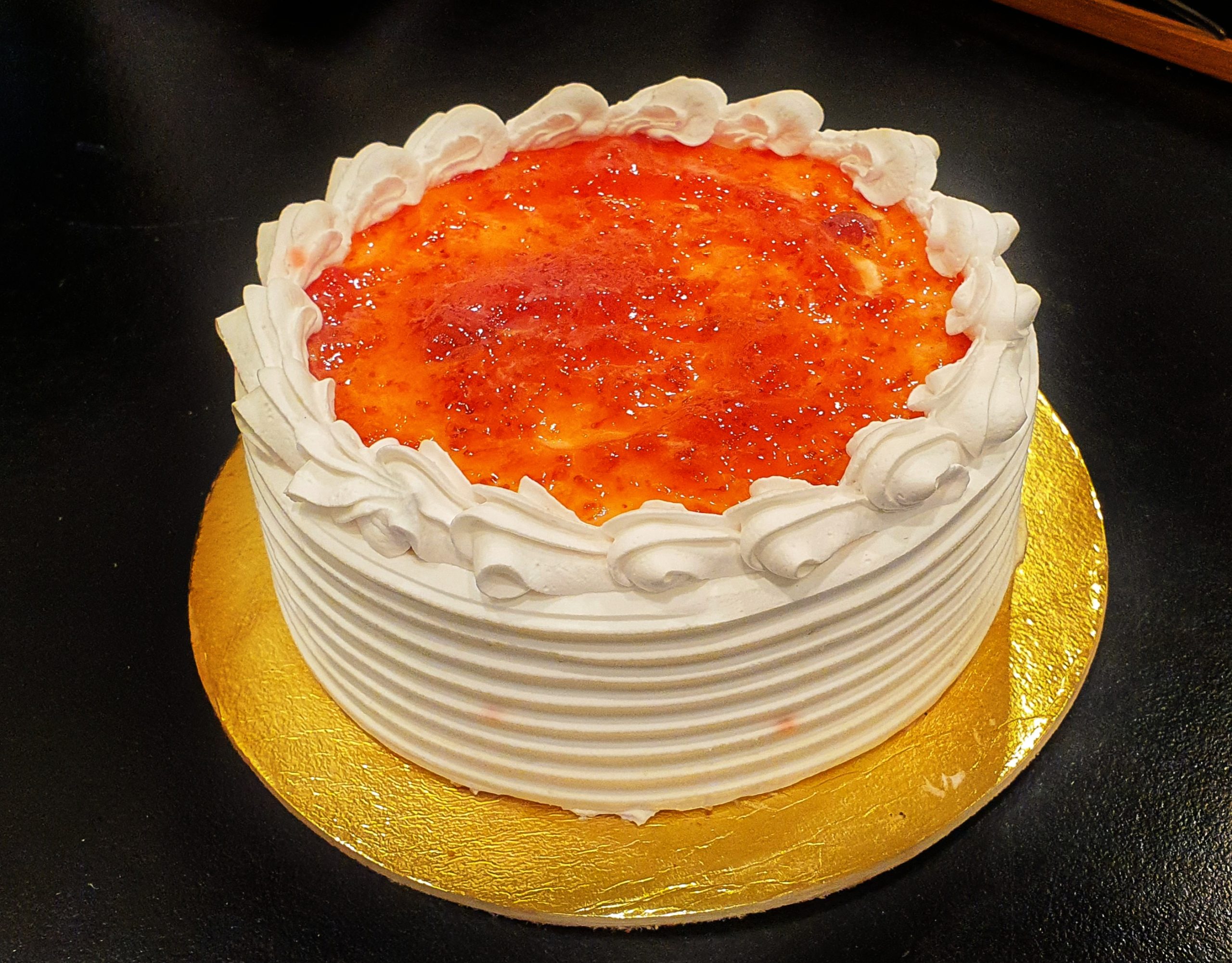 Gluten Free Strawberry Glazed Cake