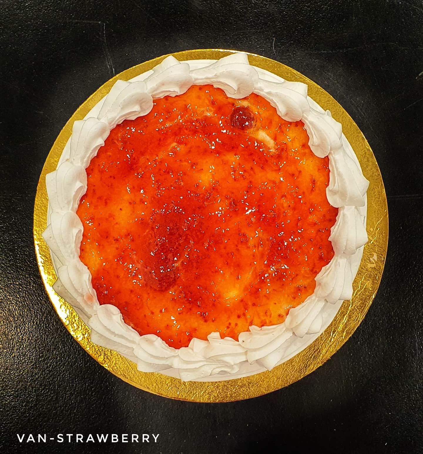 Gluten Free Vanilla Strawberry Cake
