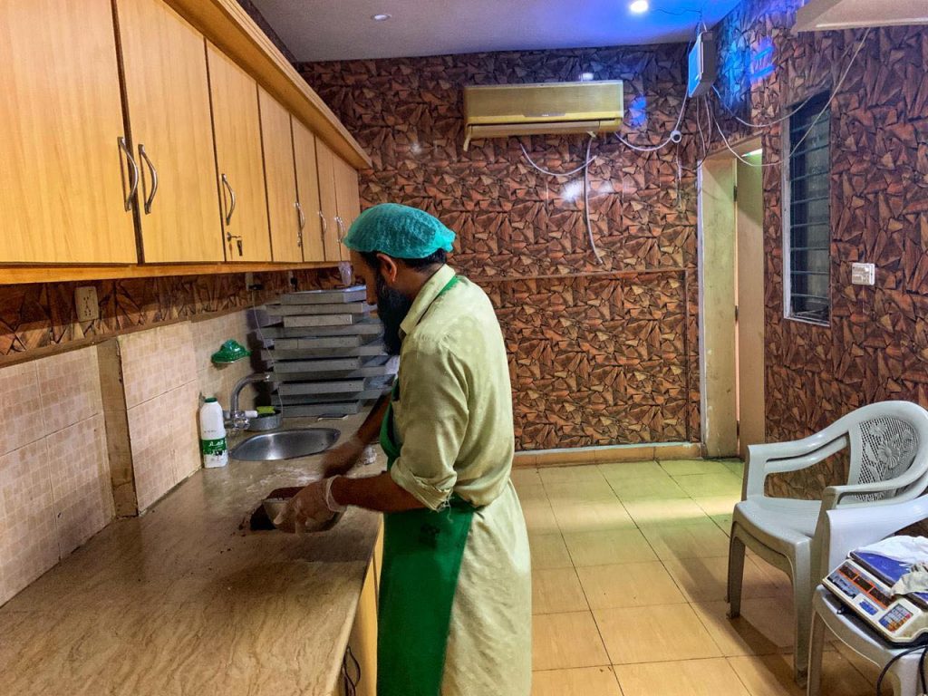 Chef working in Dedicated Gluten Free Facility