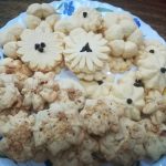 Gluten Free Vanilla & Peanut Cookies