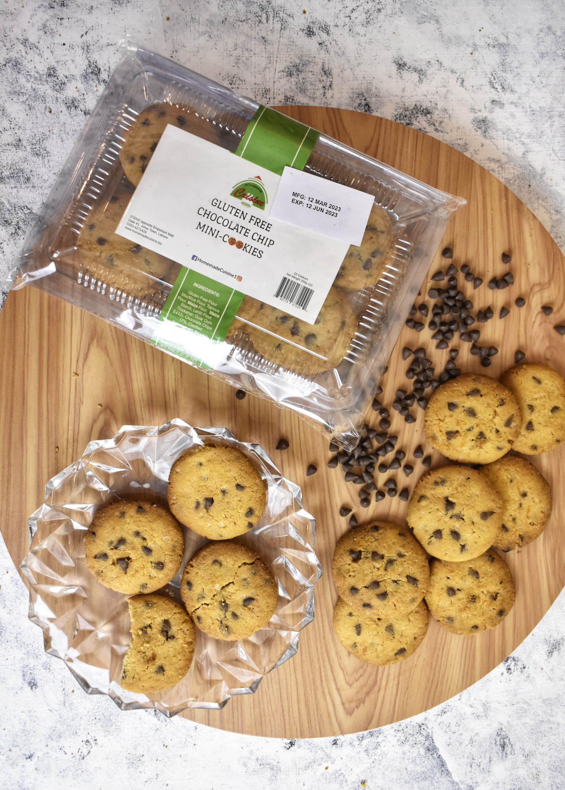 Gluten Free Chocolate Chip Mini Cookies