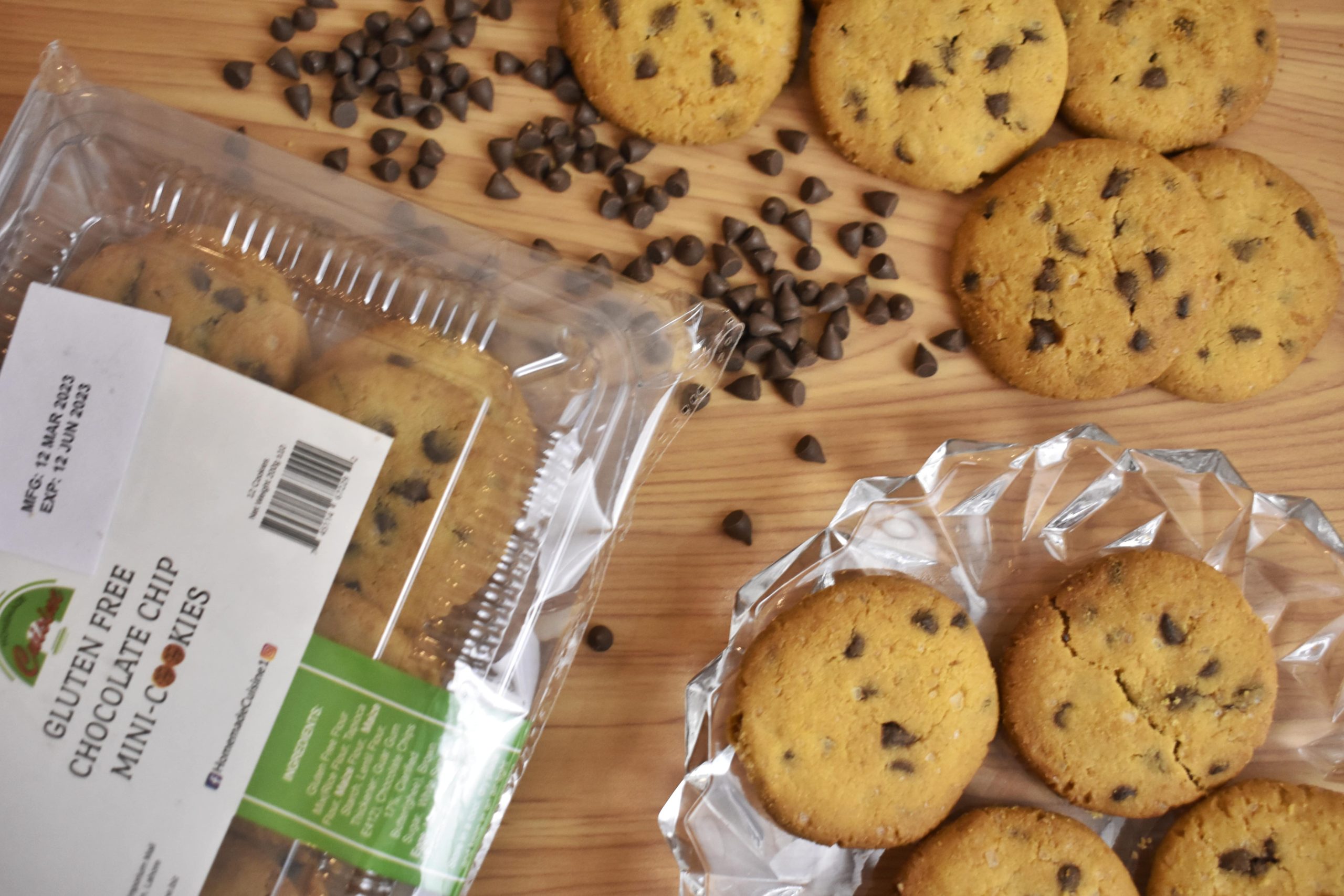 Gluten Free Chocolate Chip Mini Cookies