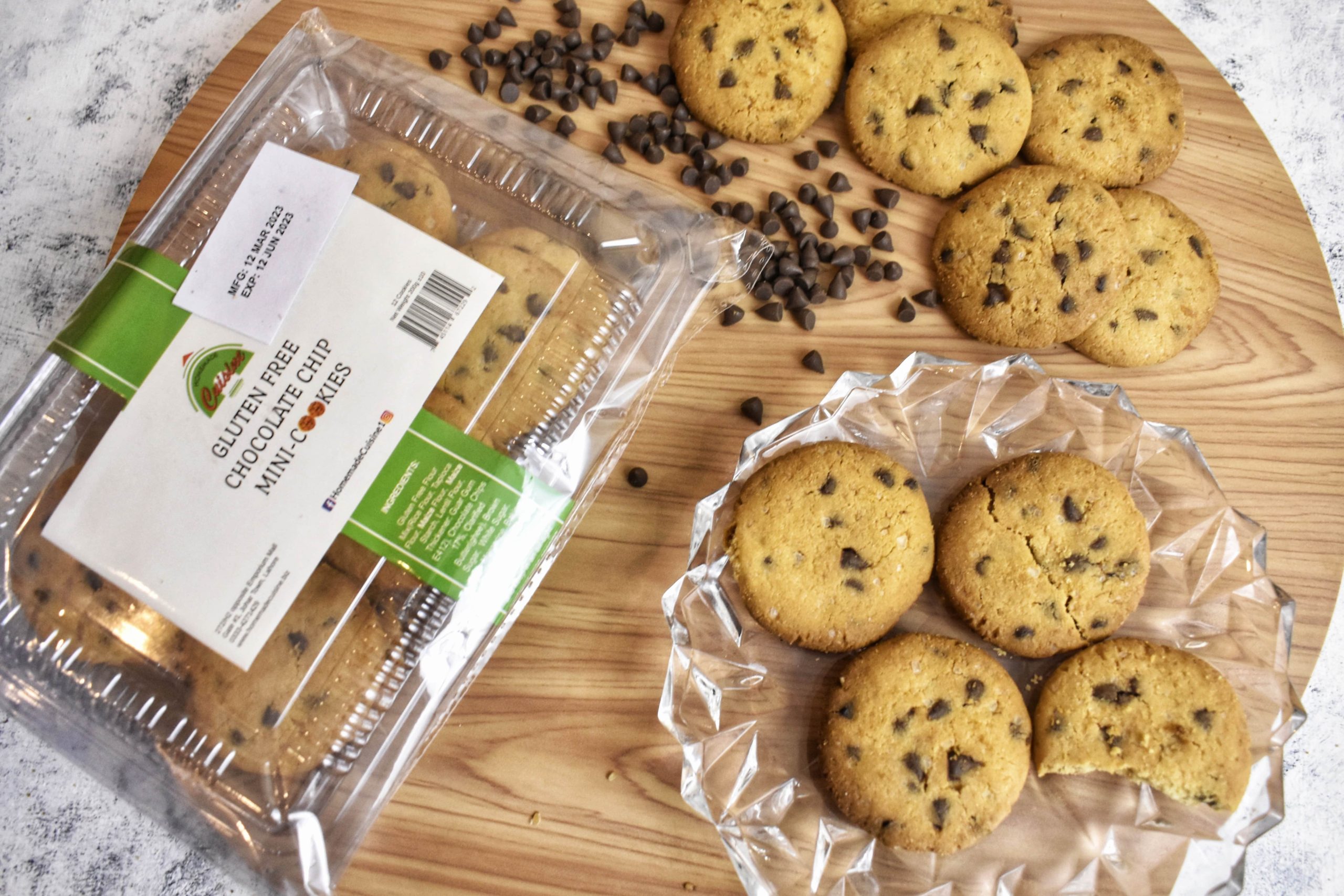 Gluten Free Chocolate Chip Mini Cookies
