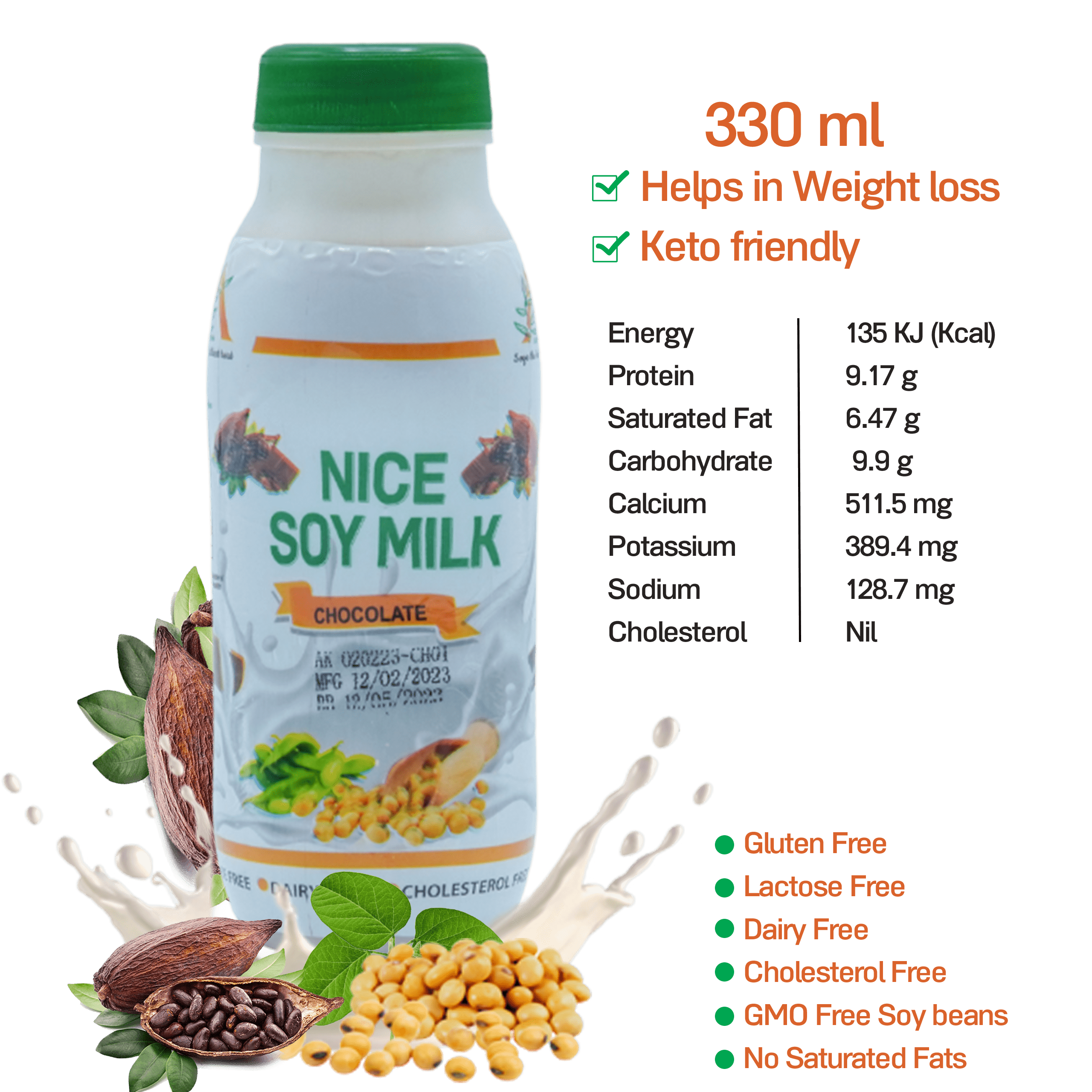 Chocolate Soy Milk 330ml