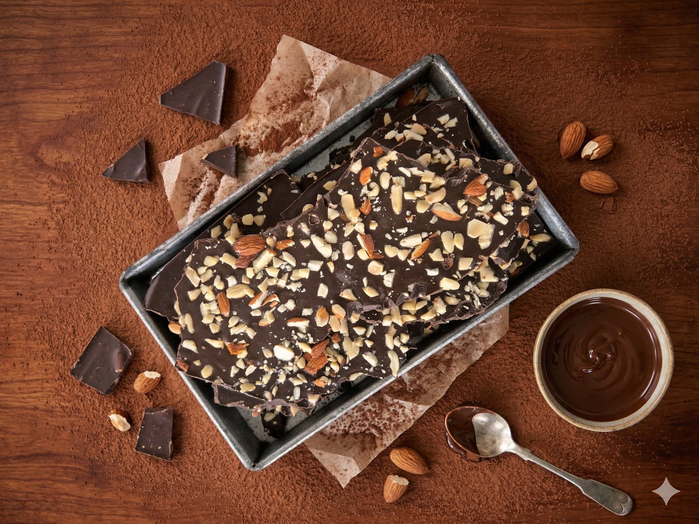 Gluten Free Chocolate Almond Bark Candy (1)