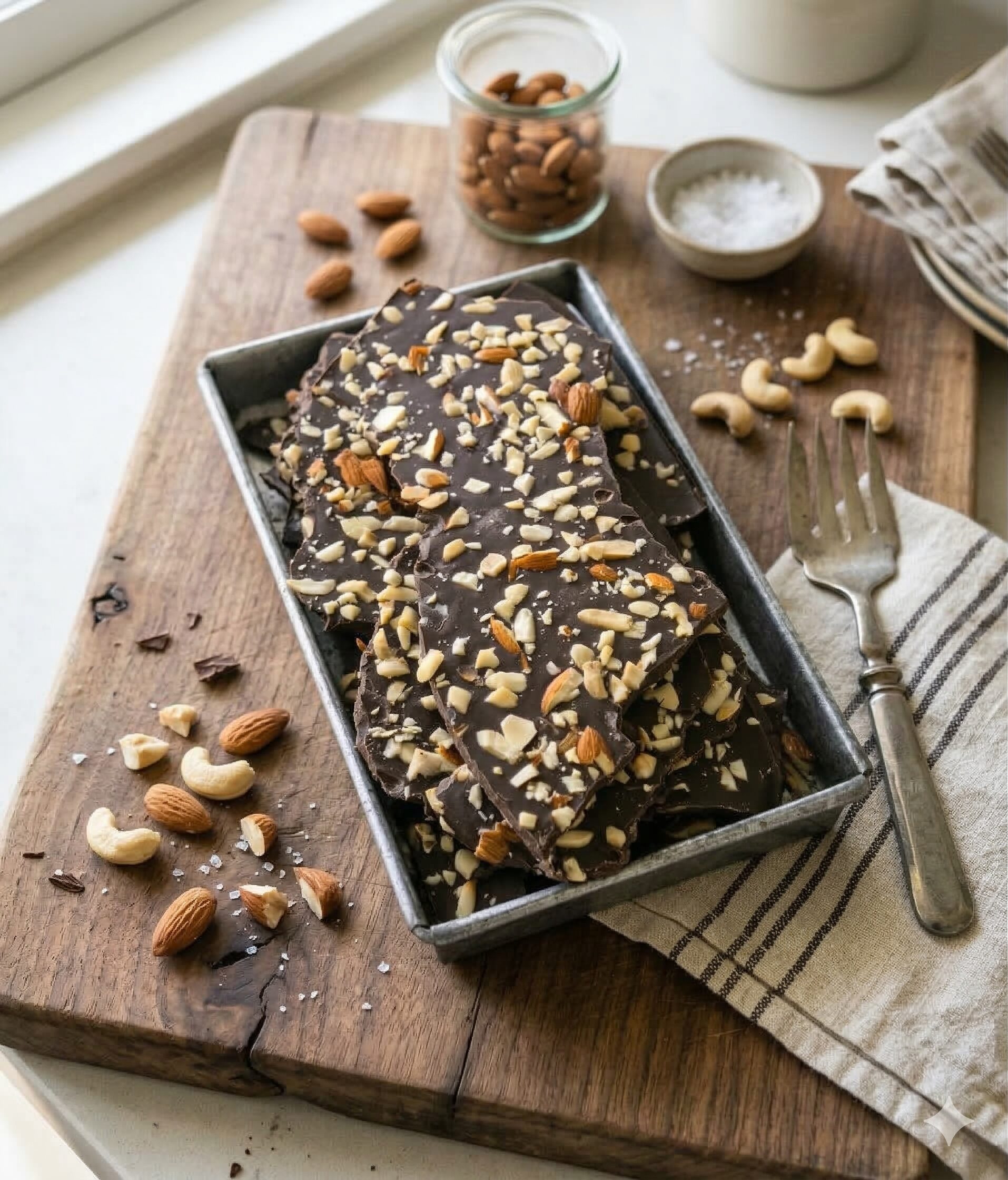 Gluten Free Chocolate Almond Bark Candy