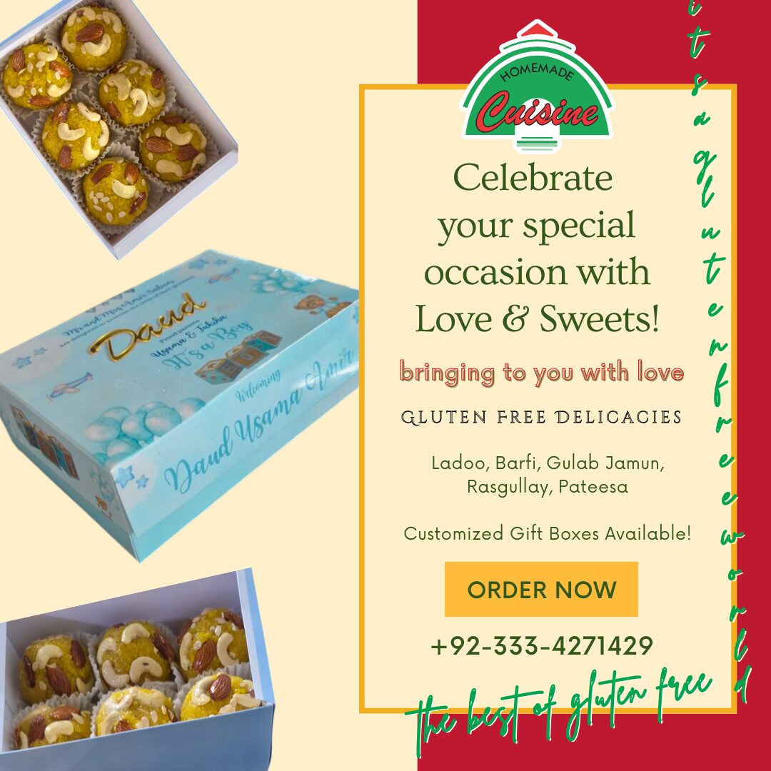 Customized Gluten Free Mithai Boxes