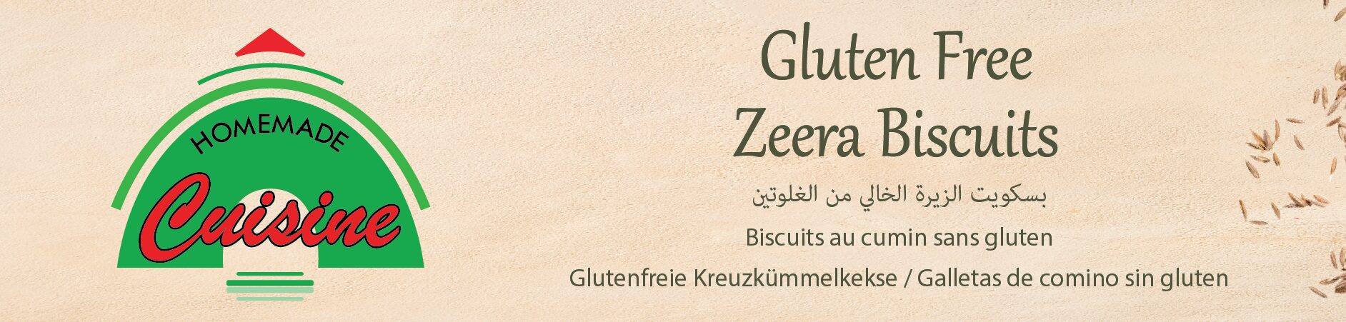 Gluten Free Zeera Biscuits Labelling